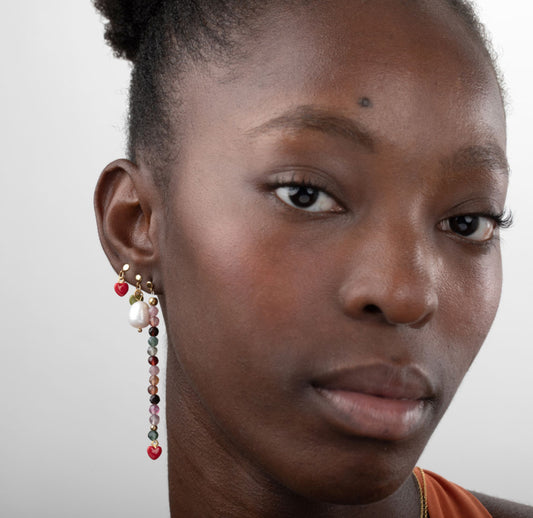 Brinco Coração Pontual