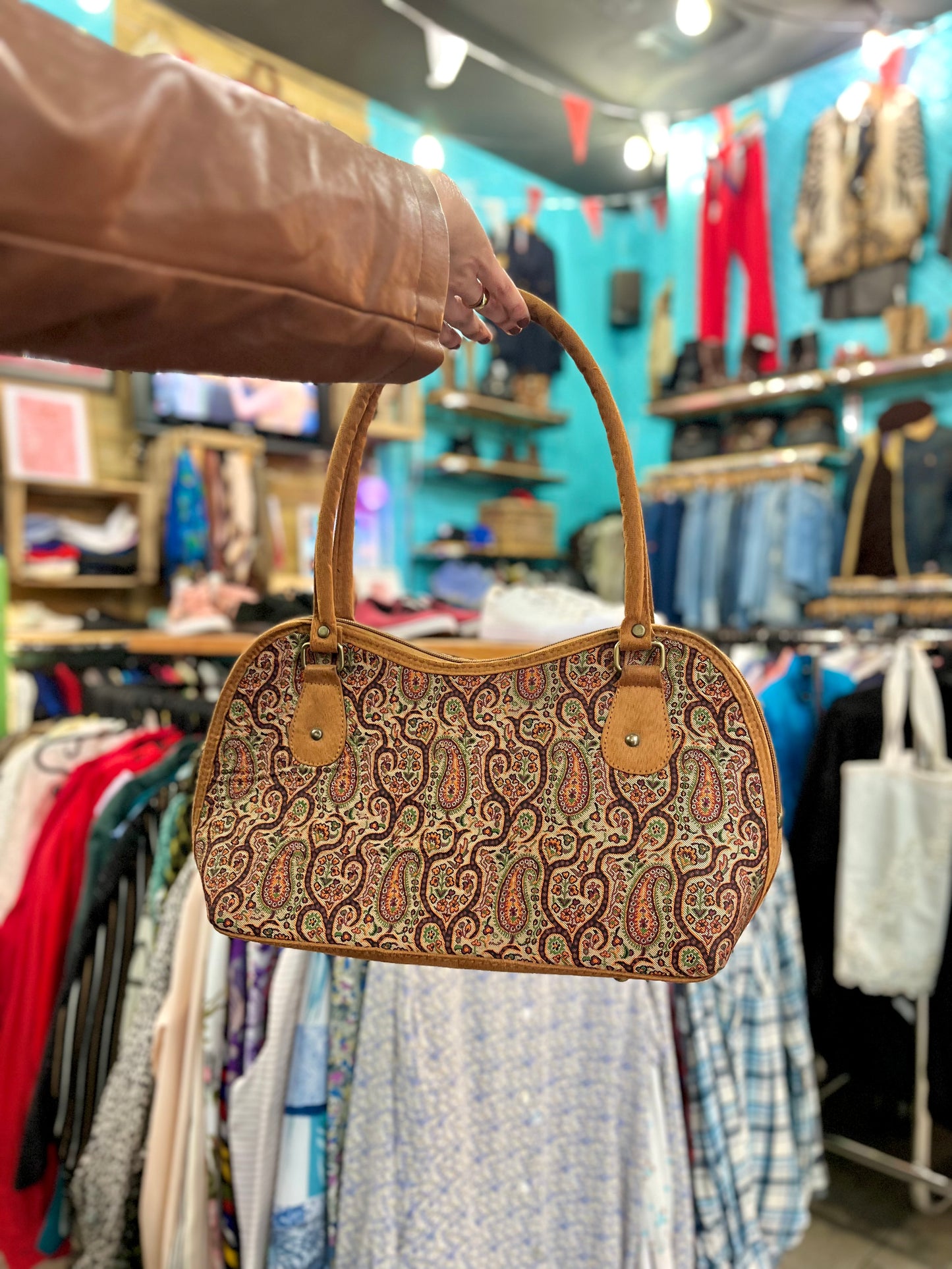 Bolsa vintage tapestry